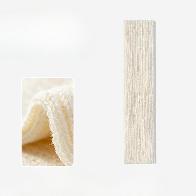 Damskie Jesienno-Zimowe Ciepłe Grubo Dziane Skarpetki z Puszystego Futerka do Łydki