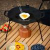 Leicht zu tragender Kochständer Barbecue-Tablett-Halter Benutzerfreundliche Grills Pfannenhalterung Praktische Outdoor-Camping-Ausrüstung