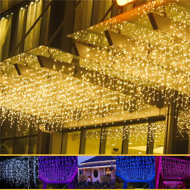 Decorative LED Waterfall Curtain String Lights