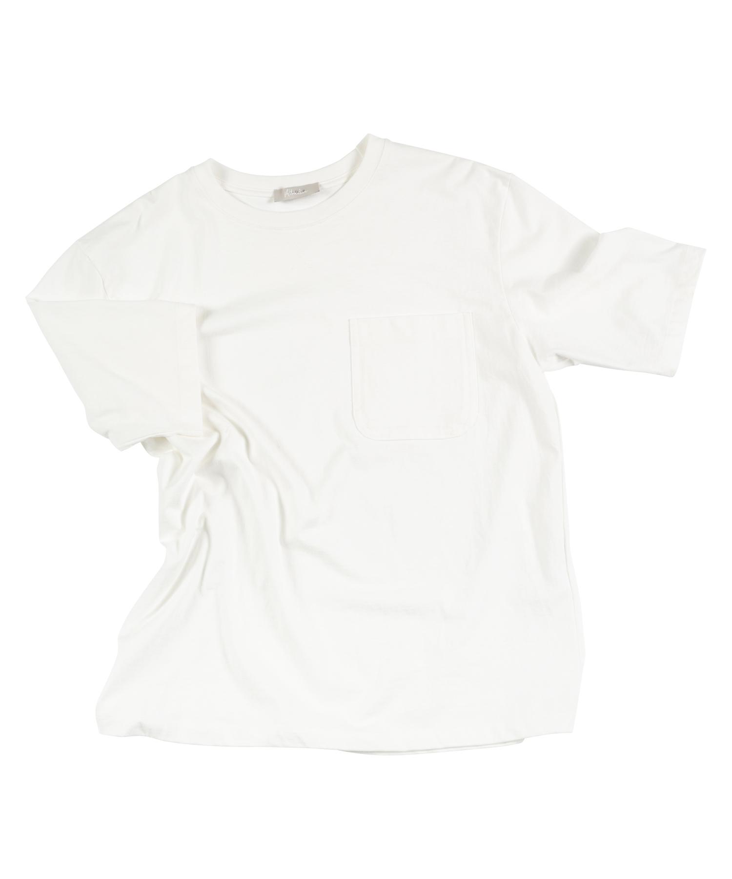 Oldeubi Att Cotton 16S Big Pocket T-Shirt Ivory 1