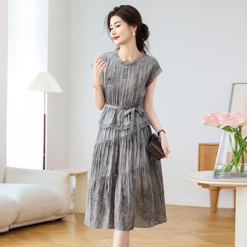 Kobel Elegant Chiffon Summer Midi Dress