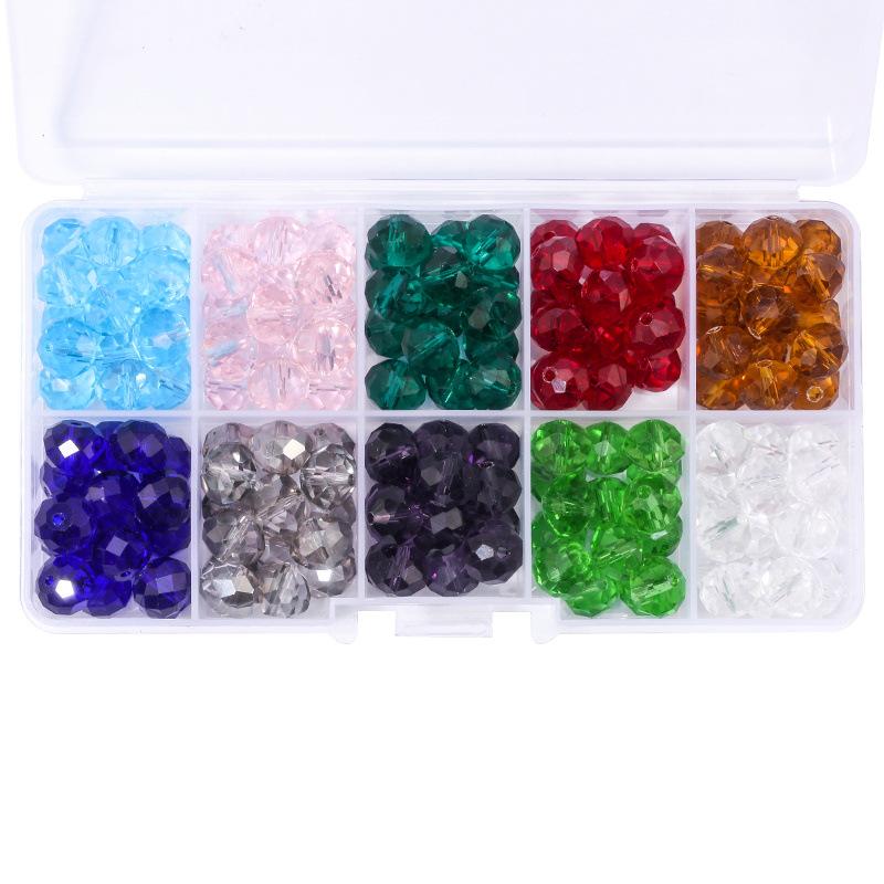 24-Grid Crystal Beads Box for DIY Jewelry: Necklace, Bracelet, Bag Chains