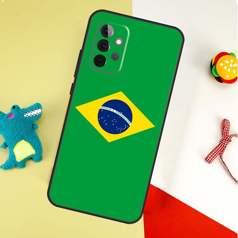 

Brazil Brazilian Flag Case For Samsung Galaxy A54 A34 A24 A14 A12 A22 A32 A42 A52 A72 A52S A51 A71 A13 A53 Cover Samsung A71 4G