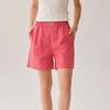 Skechers Fashionable Versatile Breathable Loose Five-Point Casual Shorts Women shorts Paradise-Pink L225W108-01N1