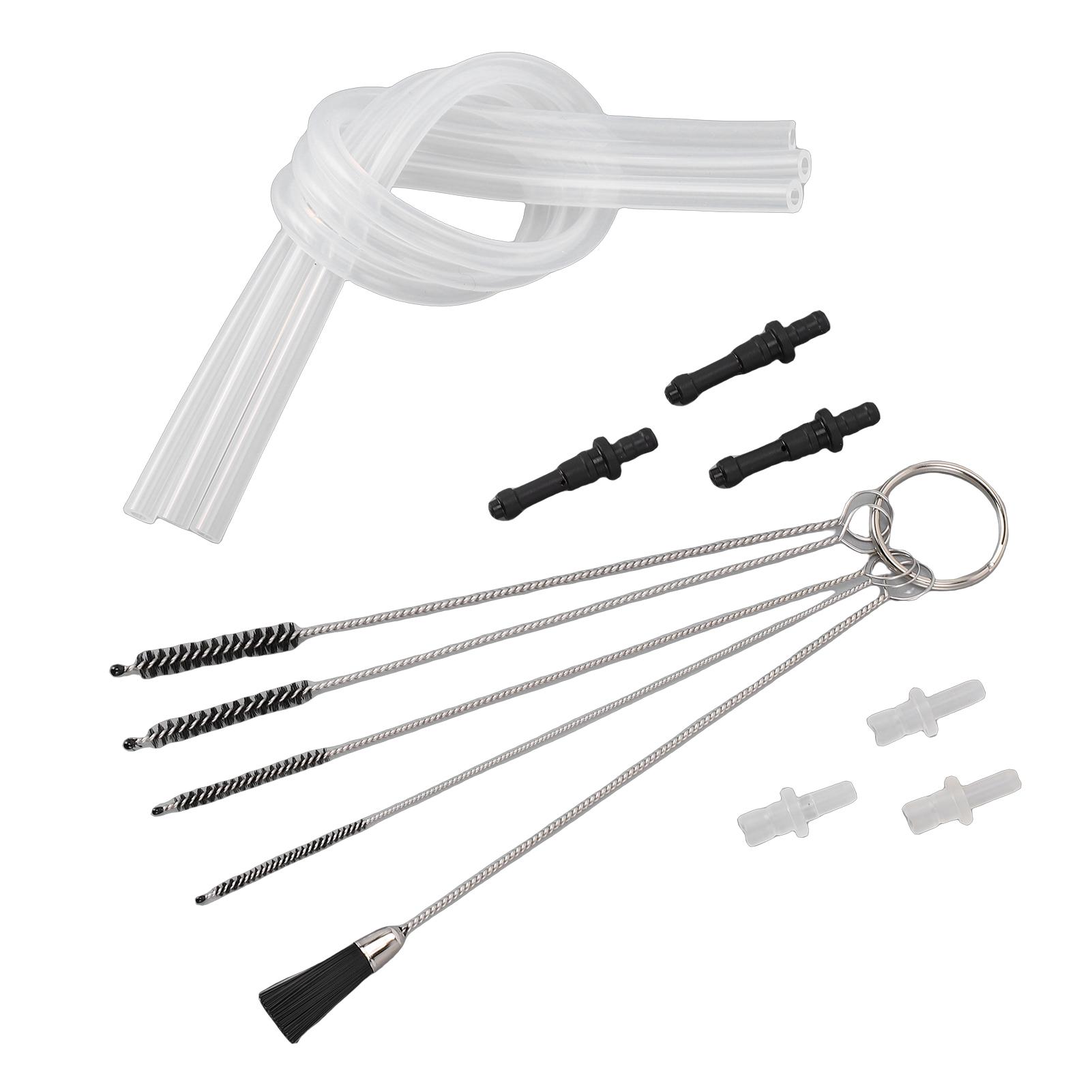 

Milk Tube Hose Set Fit for Jura Fully Automatic Coffee Machine Coffee Milk Tubes with Connectors Hose Brushes Type 1