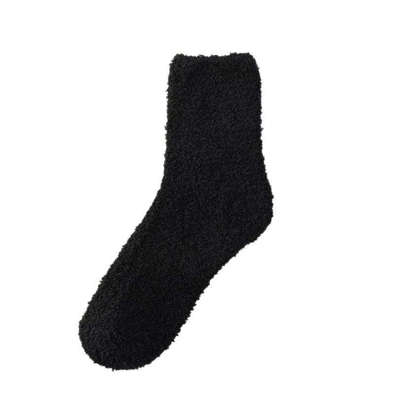 Coral Fleece Men's Thickened Heating and Warmth Mid-calf Socks That Won't Freeze Your Feet While Sleeping, Sleep Socks, Winter Socks for Men