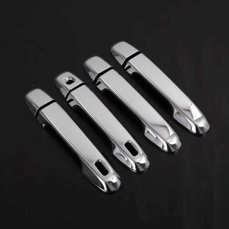 For Subaru Impreza 2017 2018 Auto Door Handle Cover Trims ABS Chrome Carbon Fiber Black Car Styling Accessories