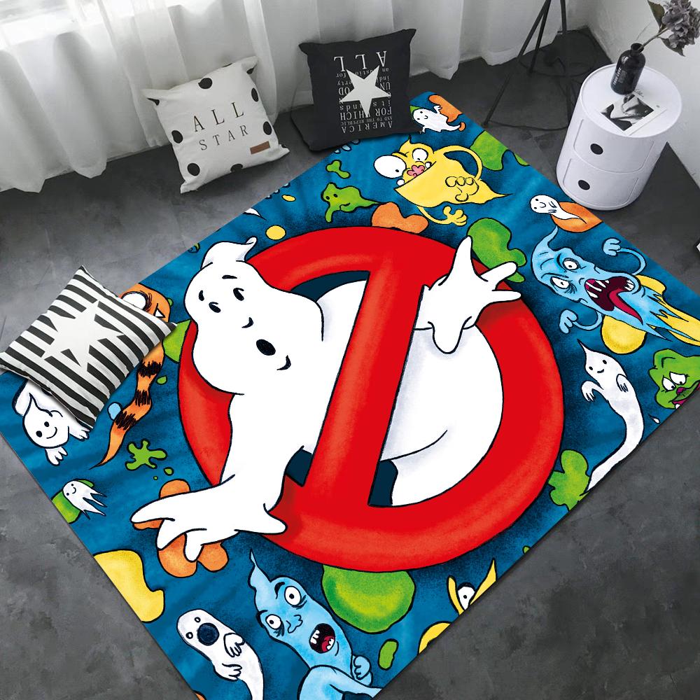 Ghostbusters Door Mat Washable Non-Slip Living Room Sofa Chairs Area Mat Kitchen Toilet Rug