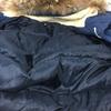 BEAMS Cappotto da uomo taglia S 80% piumino capispalla giacca stile mod blu navy(USATO)