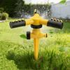 Three Fork Automatic Garden Sprinkler Ground Insert Watering Nozzle Water Irrigation Tool  Farms