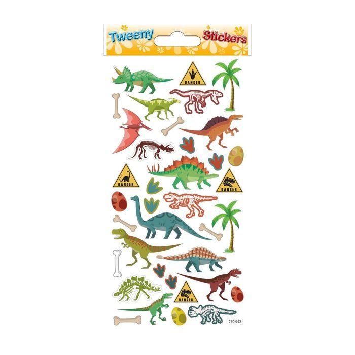Reusable Stickers - 3D Relief - Dinosaurs and Fossils