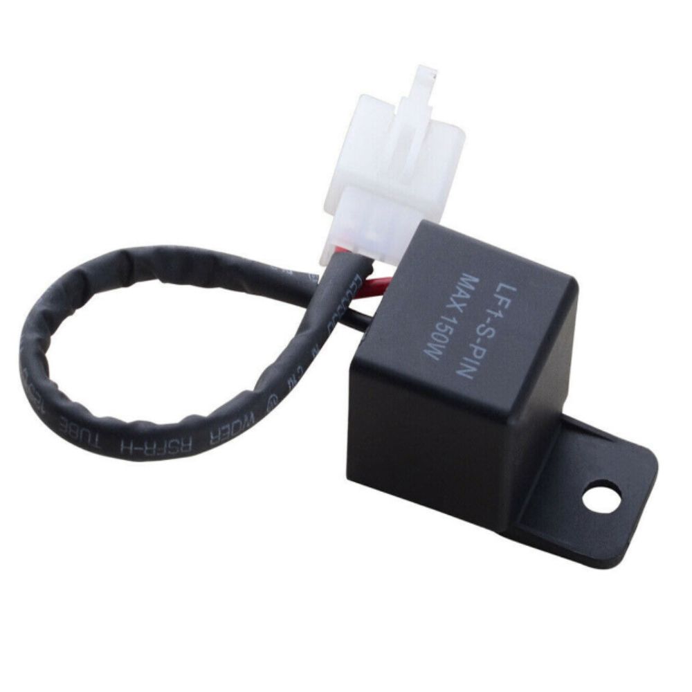 1pcs 2 Pins Electronic LED Relay with Wires Vt1300 Fury Headlight Wiring Connectors  For Honda Navi