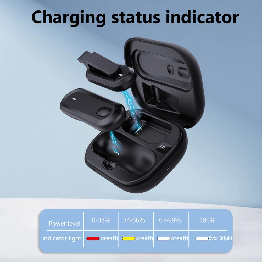 RF Clicker Page Turner with Digital Display Charging Case Camera Shutter Clicker Remote Page Turner Reading Accessories In Bed