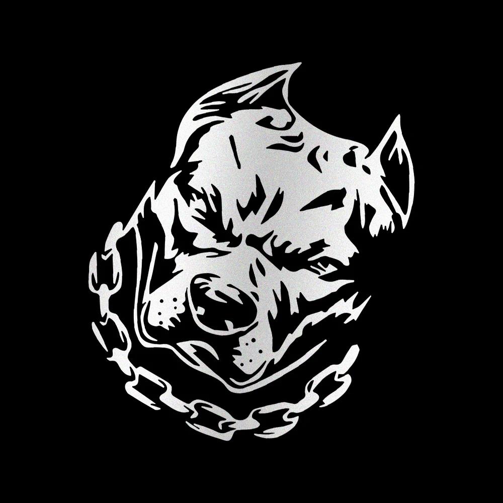 

Car Styling Bulldog Reflective Stickers Car Body Window Windshield Declas PVC Stickers Vehicles Motorcycle Exterior Accessories 1pc