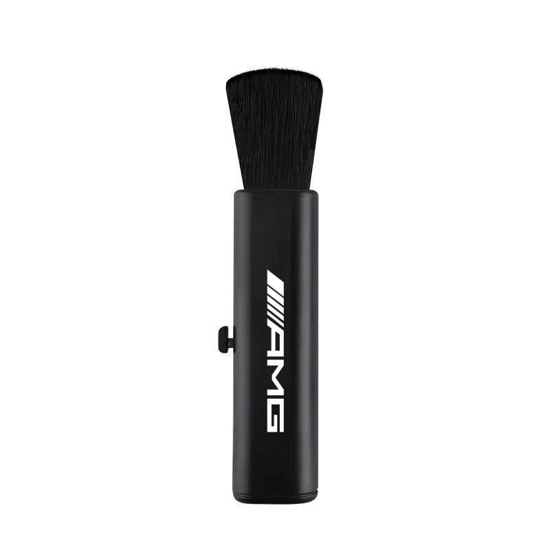 FA03Car Retractable Cleaning Brush JSSSQJS For Mercedes Benz AMG W203 W204 W205 GLC Artificial Wool Small Brush Interior Mouldings