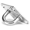 4PCS 8MM Eye Plate Diamond Shaped Ceiling Hook Pad Staple Hook Loop Marine Hardware Yacht Accessories