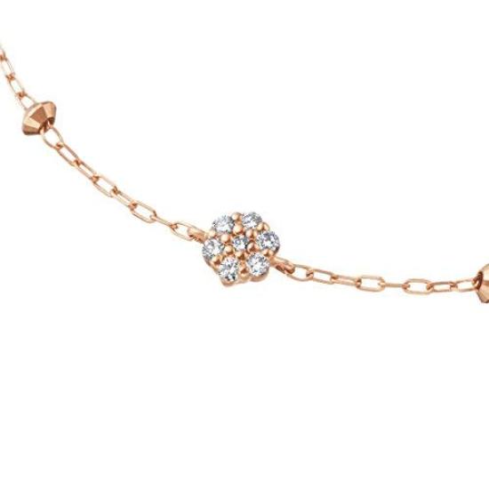 Diamond K18 Pink Gold Bracelet 111741133102 4℃ (PG)