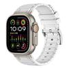 Reinforced I‑Shape Texture Soft Silicone Replacement Watch Band Strap For Apple Watch 38/40/41/42mm