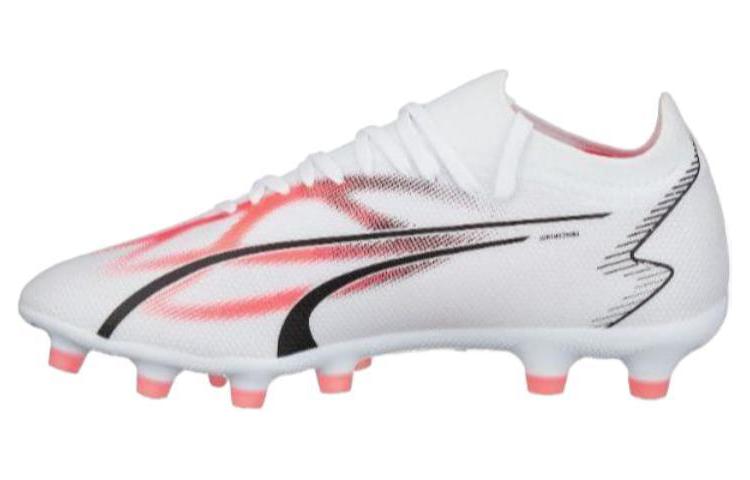 PUMA Ultra Match AG Artificial Ground HG Hard Ground Soccer Shoes Men s White Pink 107519-01 42.5