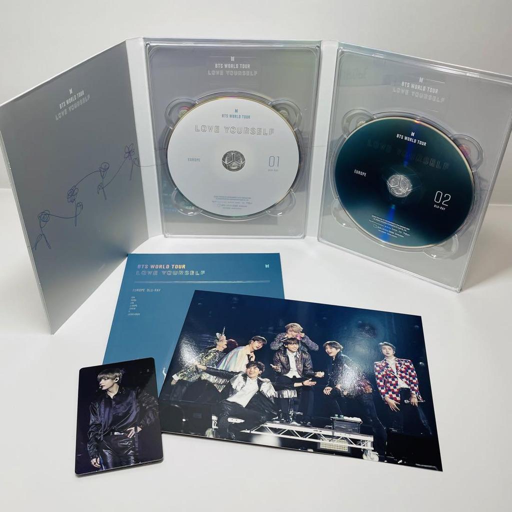 [USED] BTS Love Yourself Europe Blu-ray with Rare Trading Card