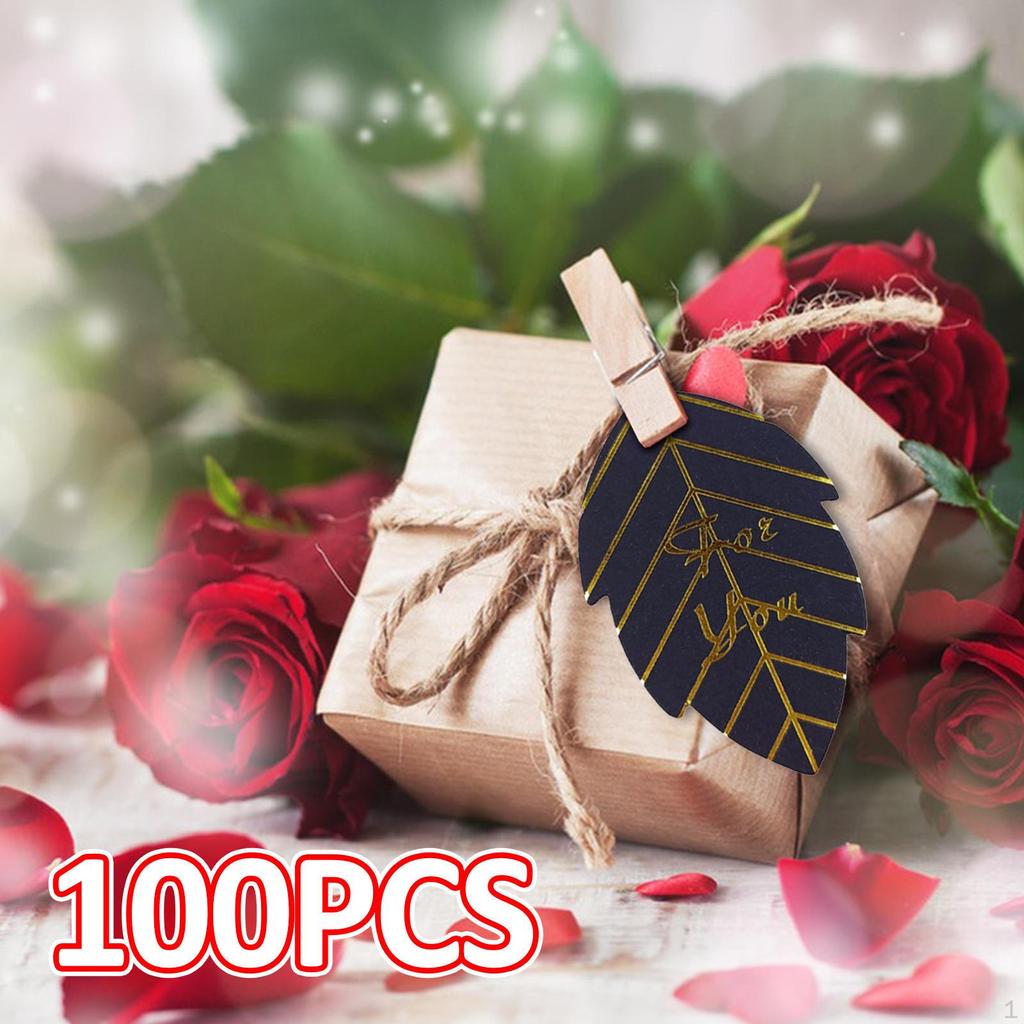 100 Pieces Gift Tags for Paper Creative Hang Hanging Baby Show Favors