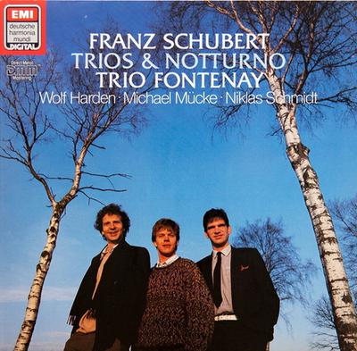LP Schallplatte FRANZ SCHUBERT – TRIO FONTENAY - Trios & Notturno 1696053 DEUTSCHE HARMON 1987 Deutschland Klassisch Gebraucht
