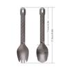 Titanium Spoon Lightweight Dinner Spoon Cutlery Flatware for Home Outdoor Camping Hiking Backpacking Picnic