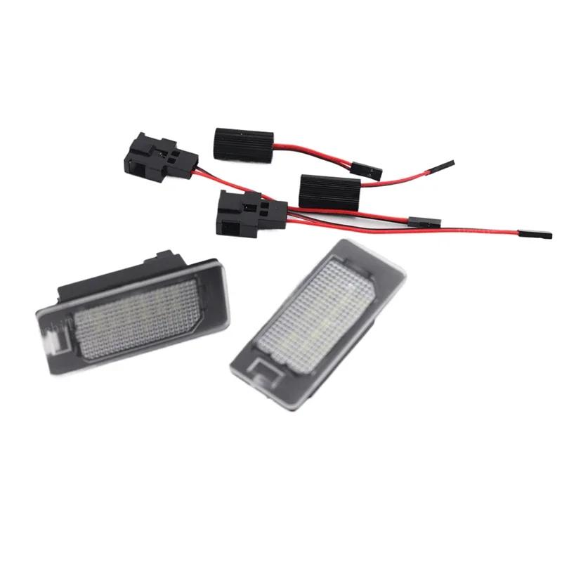 12V LED Car License Number Plate Light Lamp No Error For Porsche Panamera 970 4D 2010-2016 8TO943021