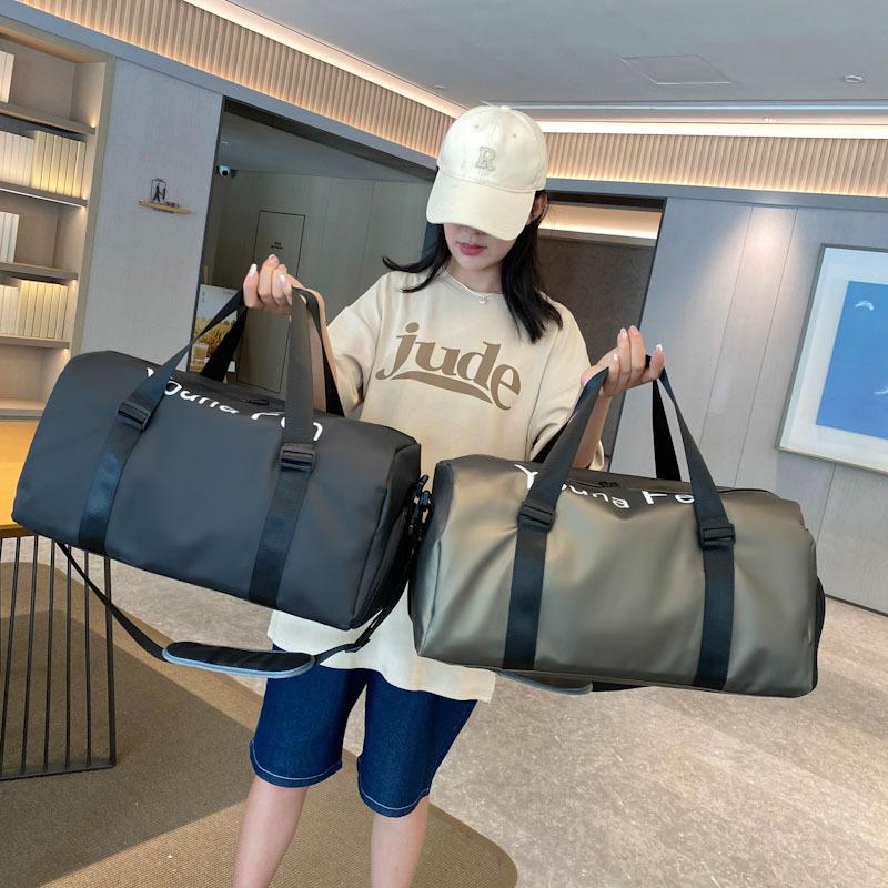 Dry and wet separation fitness bag, clothes storage bag, travel storage bag, hand luggage bag, shoulder bag, short-distance travel bag.