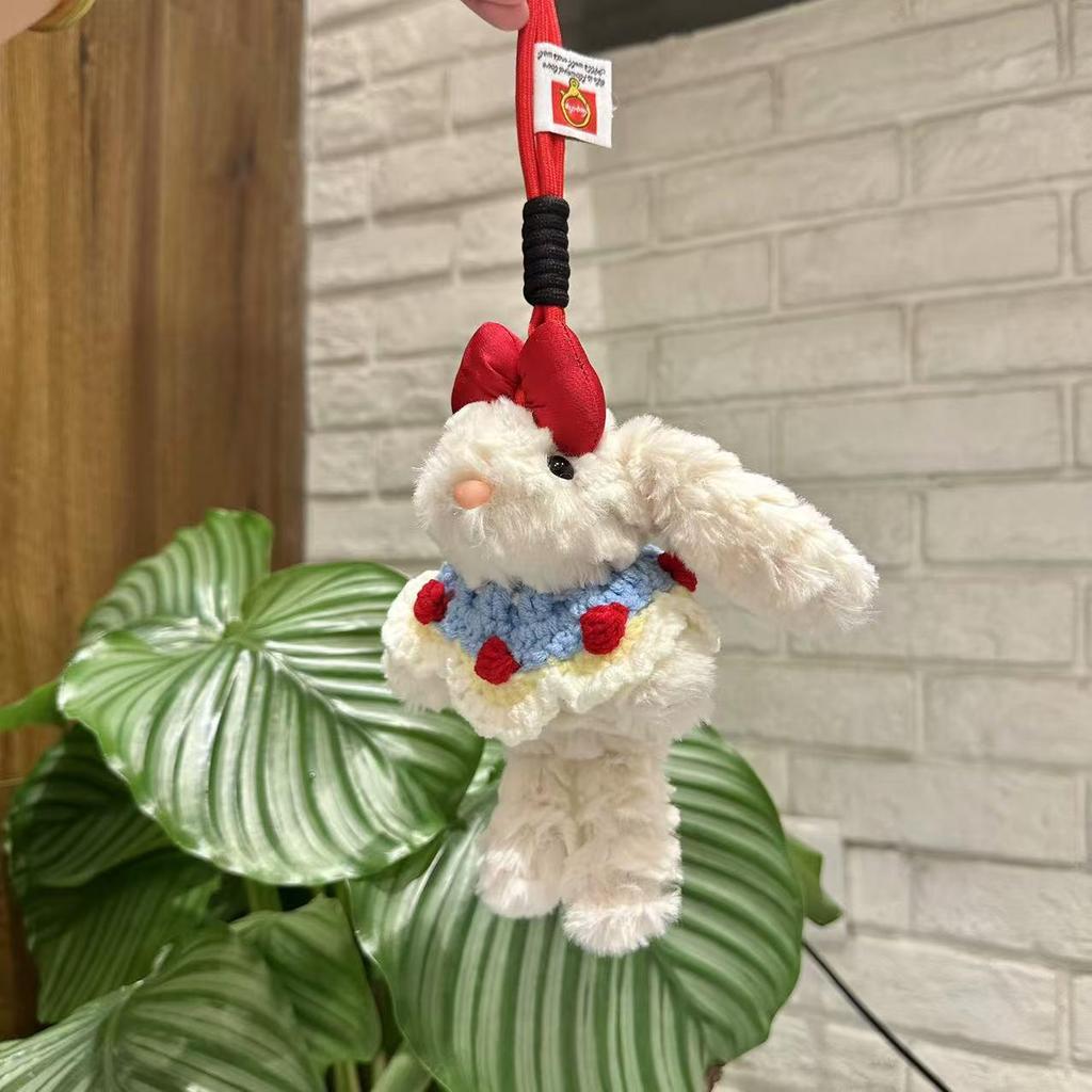 Floppy-Eared Rabbit Plush Keychain Pendant - Ideal Girlfriend Gift for Birthdays or Christmas