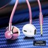 Heavy Bass Type C 3.5mm HIFI Stereo Wired Earphones In-ear Headphones with Mic Earbuds Noise Reduction Gamer Headset for Samsung