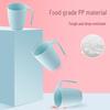 Durable Plastic Mouthwash & Toothbrush Cup Set