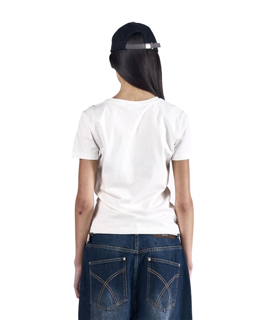 AAKAM A Kam Painted Half Top (White)