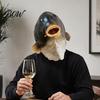 Detailed Fish Face Mask for Halloween Funny Head Mask, Realistic Latex Carp Cosplay Prop, Animal Elastic Full Coverage Costume Party Prank,