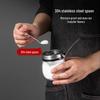 Meichu 11-Piece Stainless Steel & Glass Seasoning Set