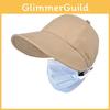 Summer Sun Protection Hat With Large Brim For Women Breathable Nylon Casual Fashion