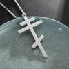 Męski Punkowy Najnowszy Krzyż Rycerz Świątynny Klasyczny Wisiorek Naszyjnik Męski Amulet Biżuteria