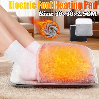 Scaldapiedi Elettrico Portatile Inverno Morbido Lavabile Riscaldatore Scaldapiedi Tappetino Riscaldante Inverno Coperta Calda per Casa Ufficio