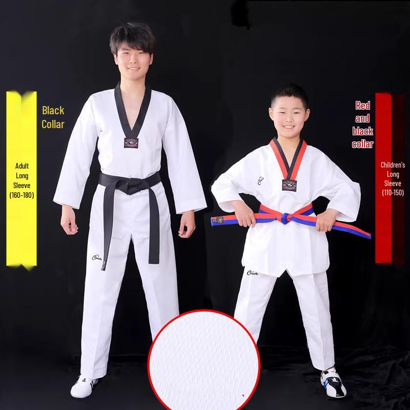 Taekwondo Uniform for Adults & Children: Pure Cotton Dobok for Beginners, Students, Coaches, Men & Women.