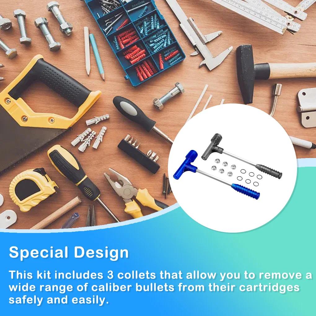 Impact Kugelziehammer mit drei Sätzen Handauszieherwerkzeug für .17 bis 50 Kaliber Professionelles multifunktionales Reparaturwerkzeug