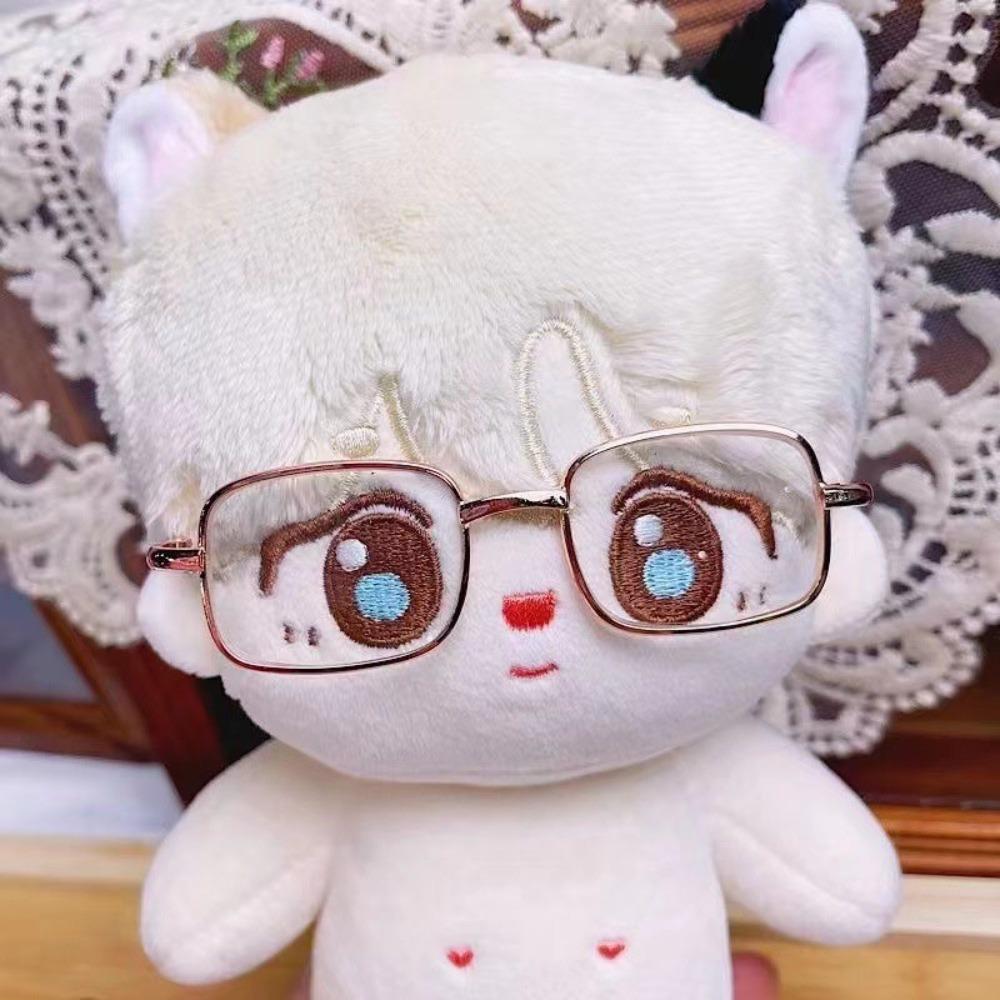 Leker 8,5CM Briller Rektangel Labubu Briller Kreative Mini Dukkebriller Idol Dukker