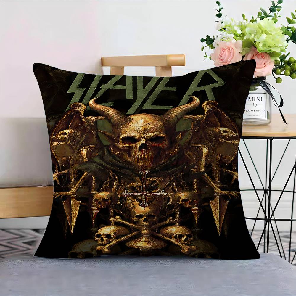 Band S-Slayer-R Maple Design Cushion Cover Happy Autumn Harvest Decor Holiday Decorati Pillow Cover