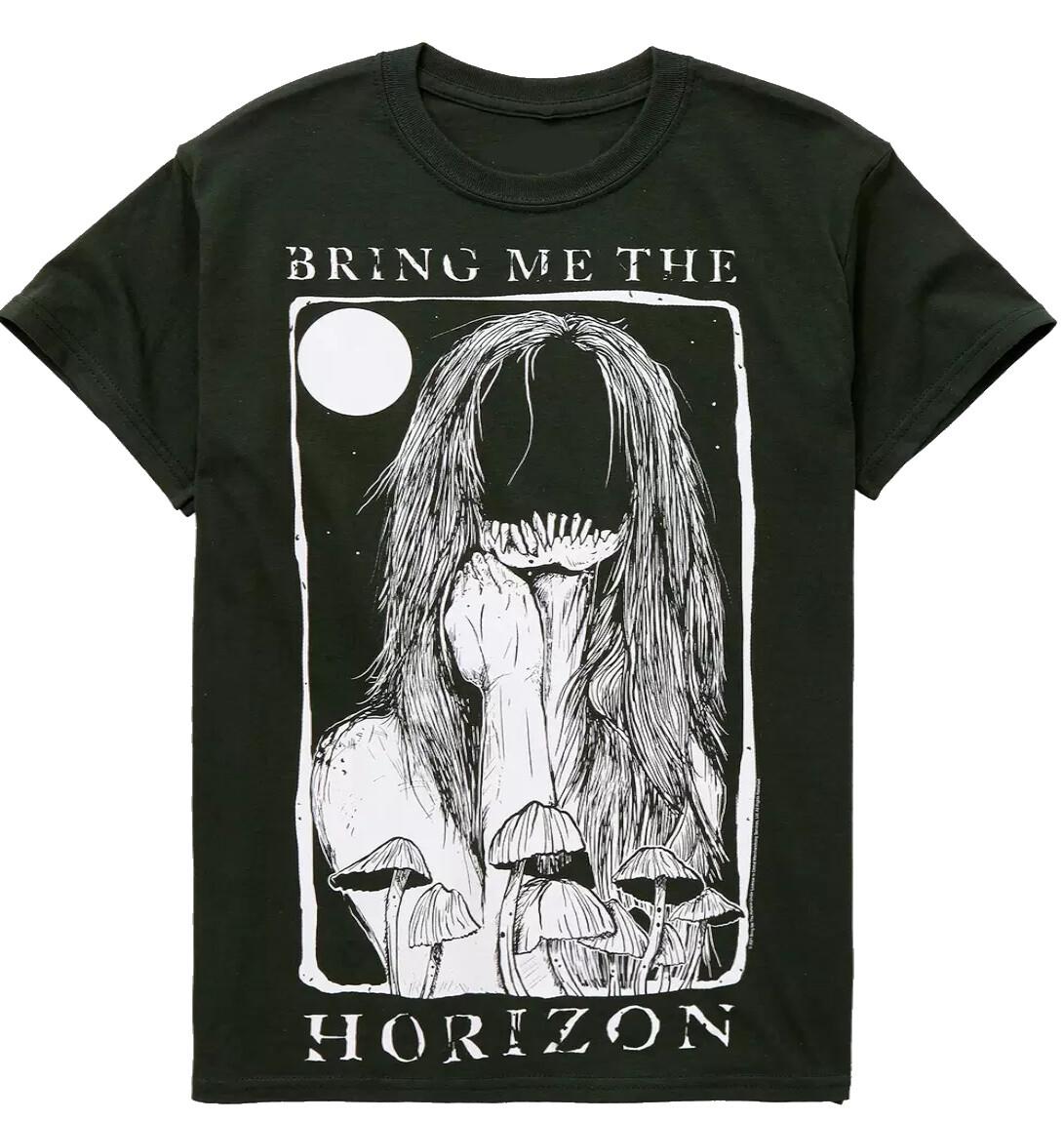 Мужская футболка Bring Me The Horizon - BMTH Faceless / Грибы - Футболки групп M