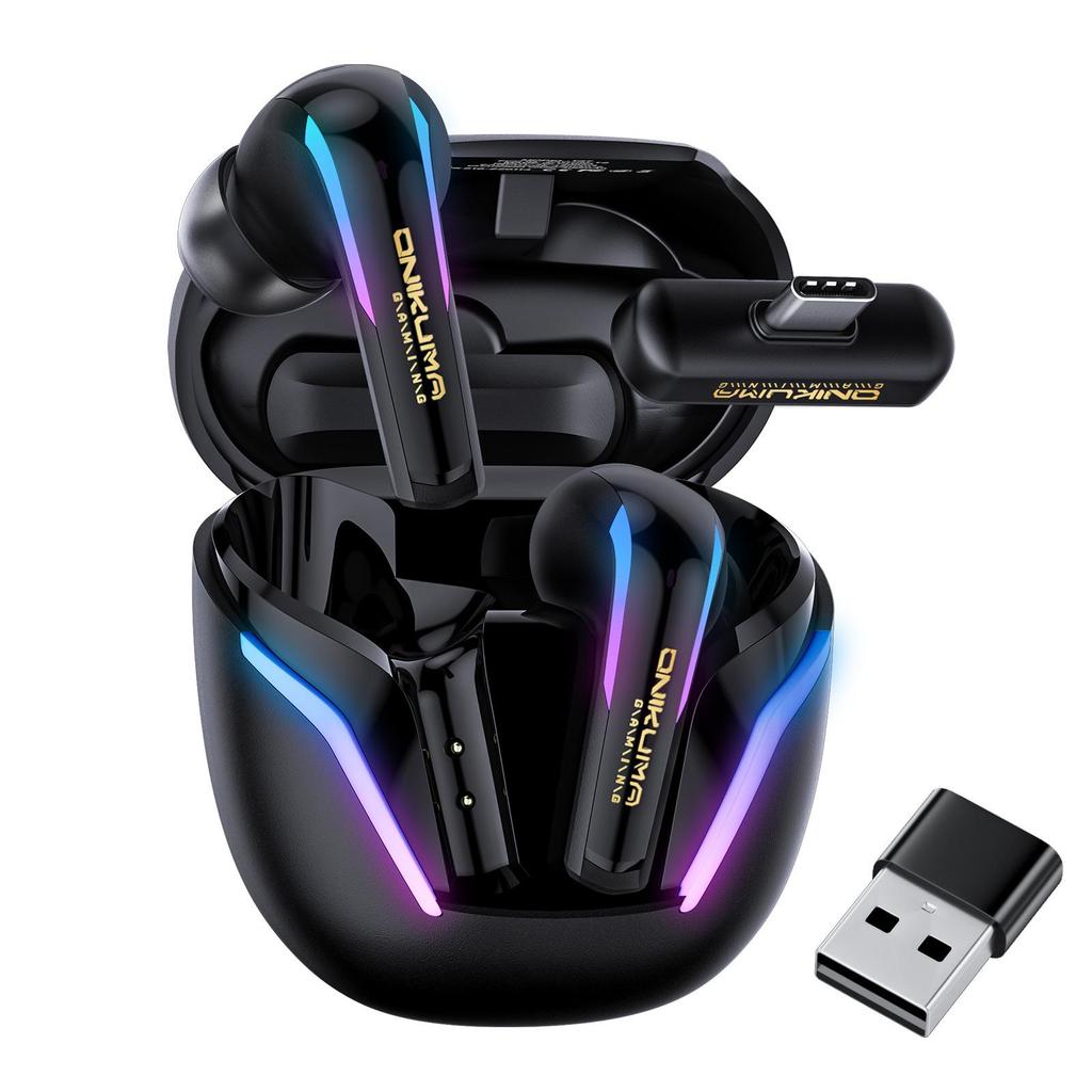 ONIKUMA T27 Wireless Gaming Bluetooth Headset - Low Latency with Microphone for PC & Mobile.