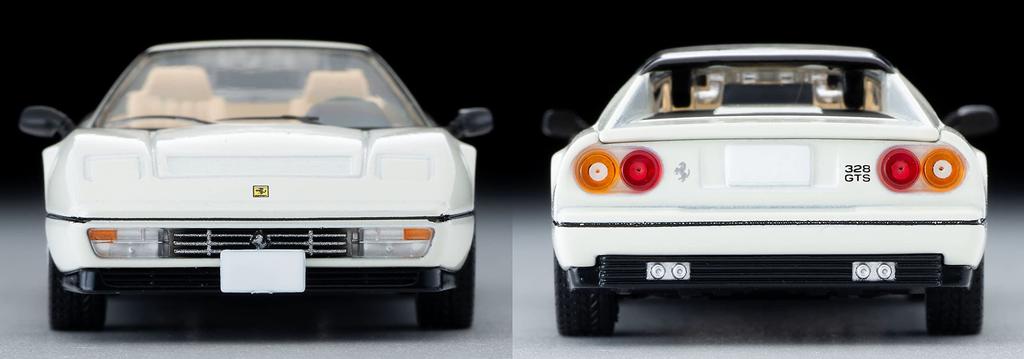 Tomica Limited Vintage Neo Ferrari 328 GTS White Finished Product 320043 1/64 LV-N