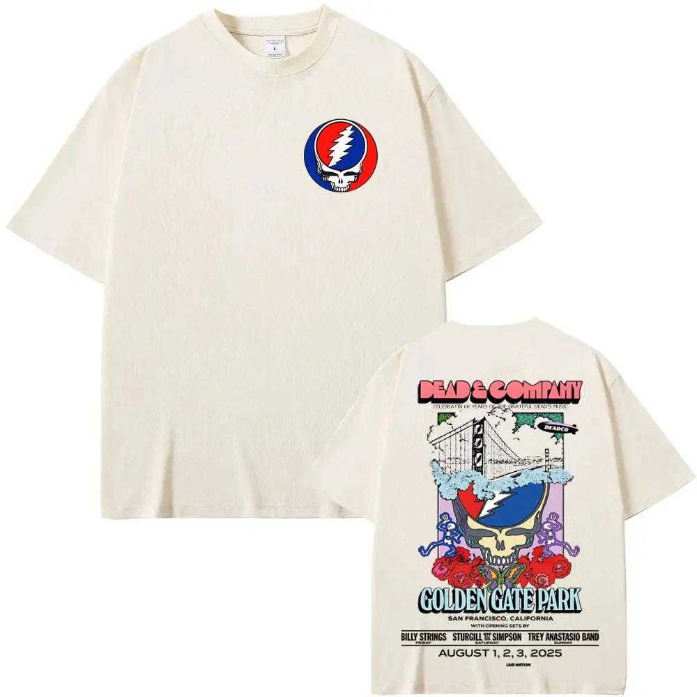 Grateful Dead Street Hip Hop T Shirt Short Sleeve Casual Cotton Tshirt Reverse Printing Fashion Tee Sudaderas Soft Tops Black