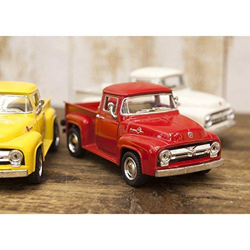 1956 Ford F-100 Ford Pickup Diecast Model Car, 1/38 Scale (13cm/Ivory) American Goods, American Goods Store