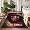 Crystal Velvet Rug Custom Name Text, Soft Non Slip Floor Mat Home DecorBournemouth Football