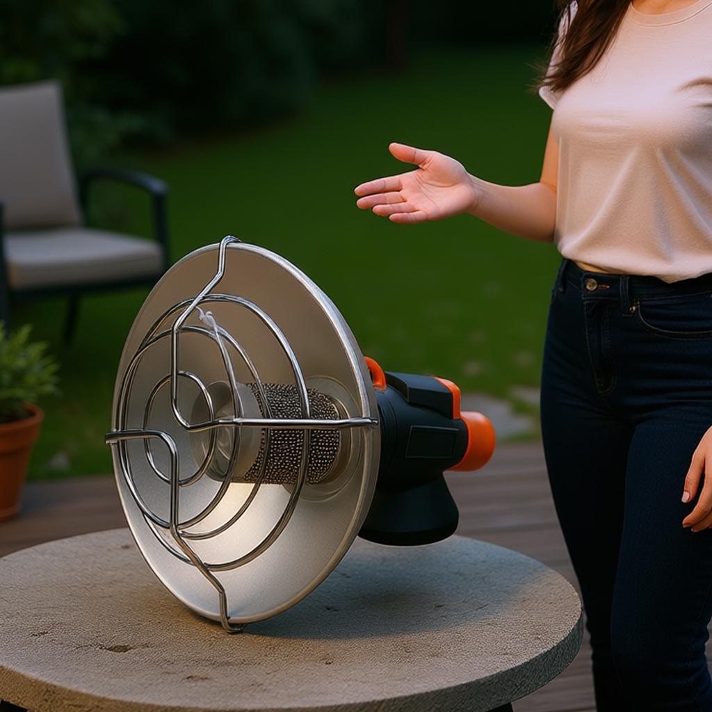 Amazing Compact Outdoor Heater Designed to Keep You Warm While Camping or Hiking in the Cold Without a Gas Tank Needed