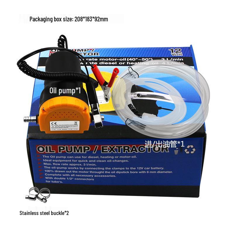 12V/24V Electric Self-Priming Mini Diesel Oil & Water Extractor Pump for Cars